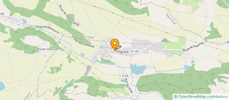 localisation de l'entreprise S.B.B.  MONTCARRA