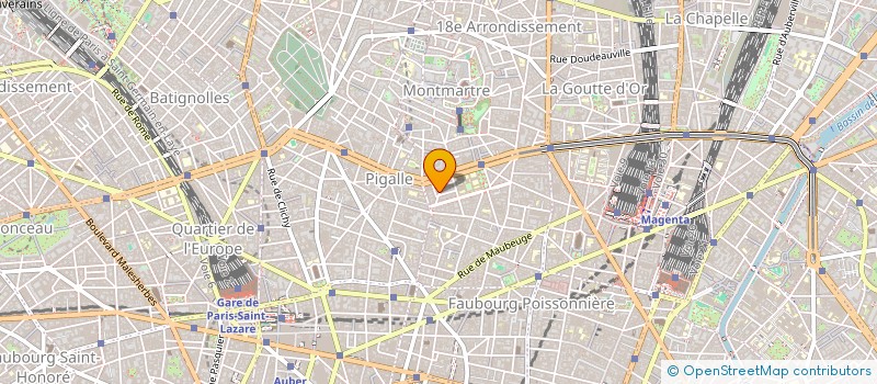 localisation de l'entreprise S B C D  PARIS
