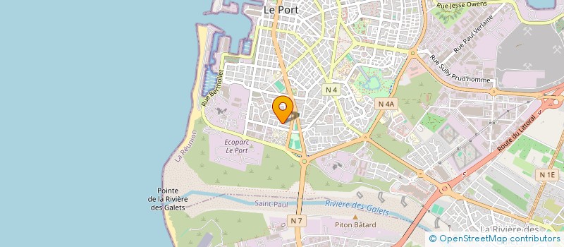 localisation de l'entreprise S.B.C.F.  LE PORT