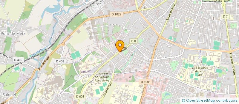 localisation de l'entreprise S.B CAVET à AMIENS