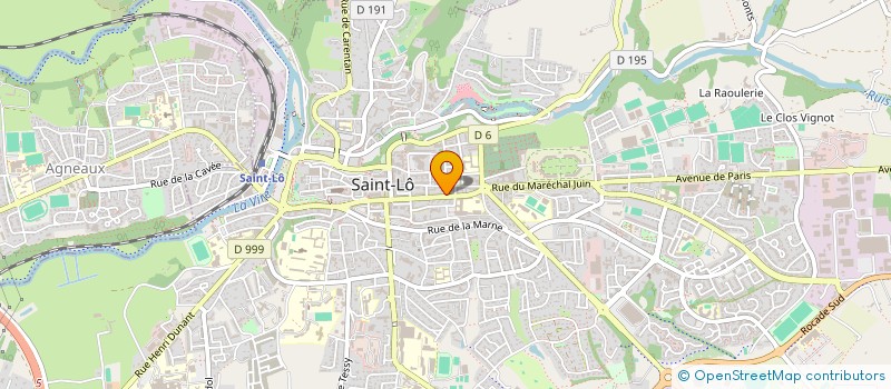 localisation de l'entreprise S.B. CONSULTANTS à SAINT-LO