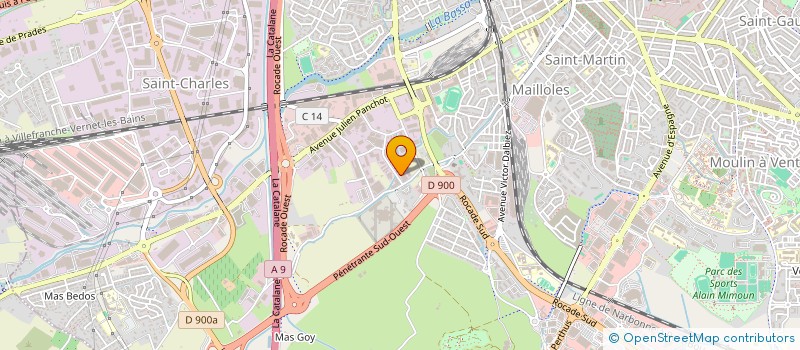 localisation de l'entreprise S B CONTROLE à PERPIGNAN