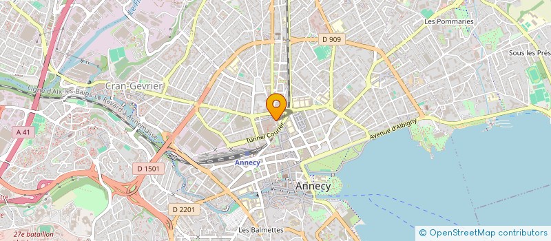 localisation de l'entreprise S B COURRIER  ANNECY