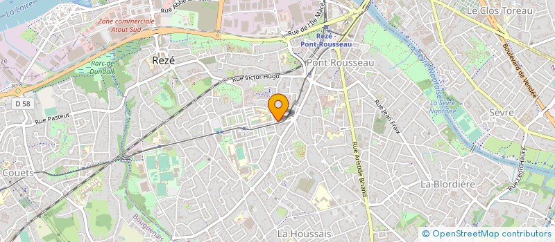 localisation de l'entreprise S.B COURSES à REZE