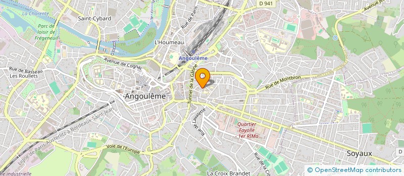 localisation de l'entreprise S.B.D à ANGOULEME