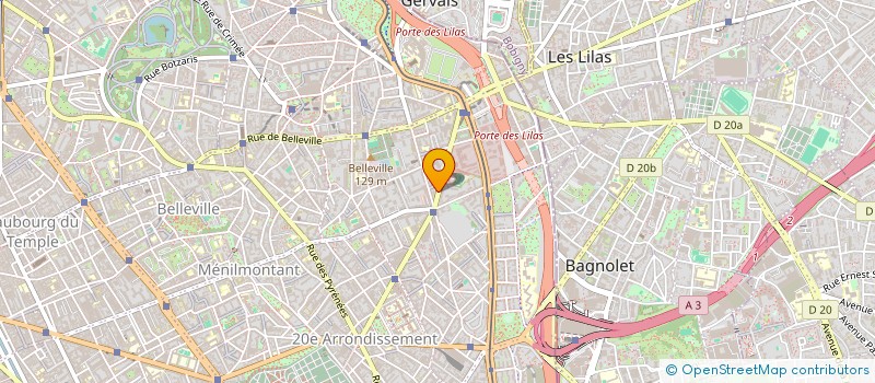 localisation de l'entreprise S  B  D  PARIS