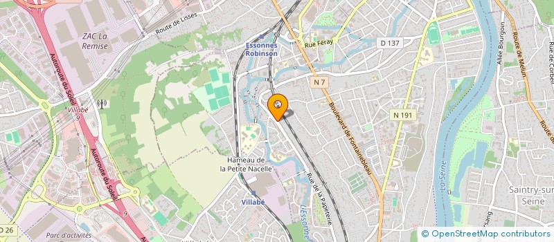 localisation de l'entreprise S.B.D CLEAN SERVICES à CORBEIL-ESSONNES
