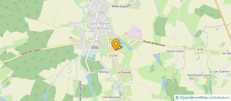localisation de l'entreprise S.B.D. SAINT MARTIN DISTRIBUTION à SAINT-MARTIN-EN-BRESSE