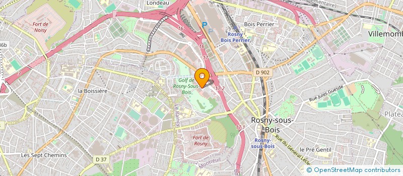 localisation de l'entreprise S B D SERVICE POUR BIEN VIVRE A DOMICILE à ROSNY-SOUS-BOIS