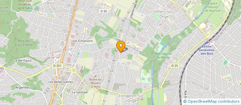 localisation de l'entreprise S B E à LONGPONT-SUR-ORGE