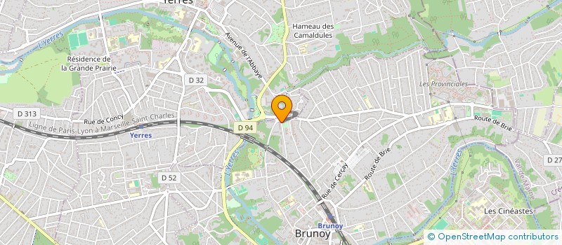 localisation de l'entreprise S B ECO NETTOYAGE à BRUNOY