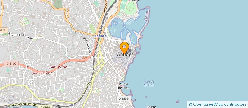 localisation de l'entreprise S B F à ANTIBES