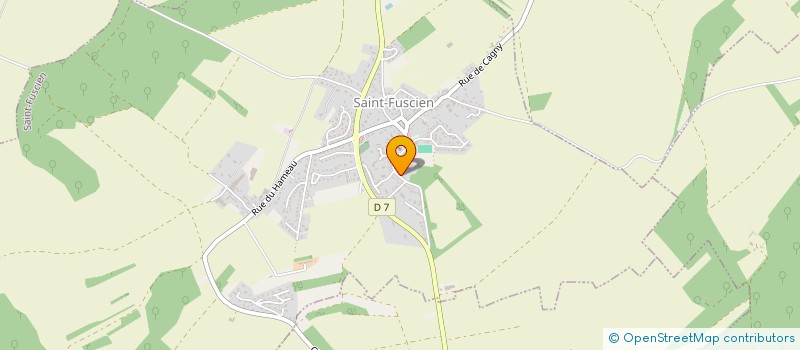 localisation de l'entreprise S.B.F.A.  SAINT-FUSCIEN