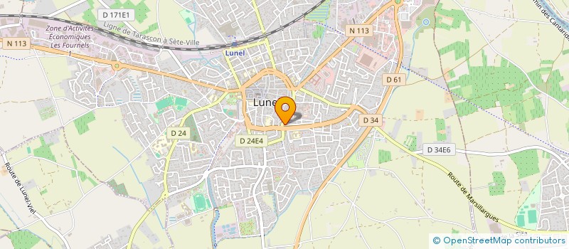 localisation de l'entreprise S.B FACADES  LUNEL