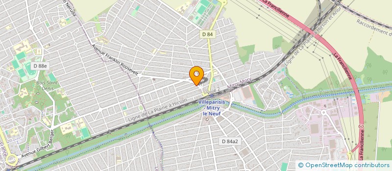 localisation de l'entreprise S B G  MITRY-MORY