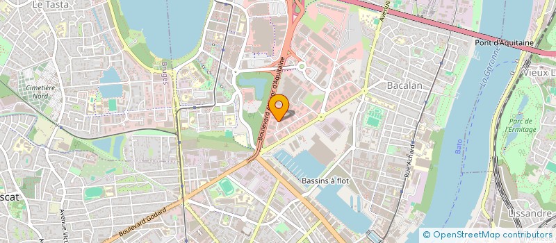 localisation de l'entreprise S.B.G. SARL  BORDEAUX