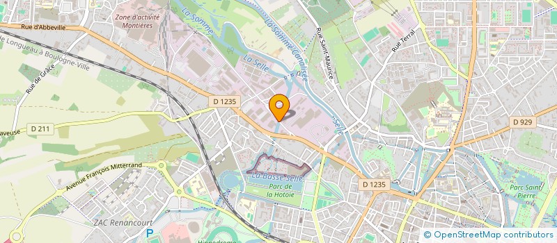 localisation de l'entreprise S.B.I à AMIENS