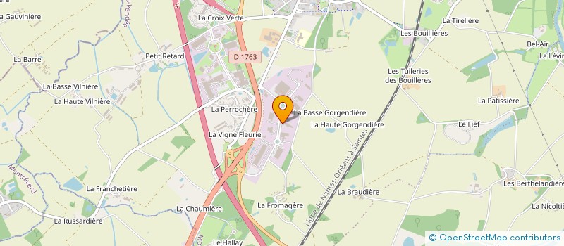 localisation de l'entreprise S.B.IMMOBILIER à MONTAIGU-VENDEE