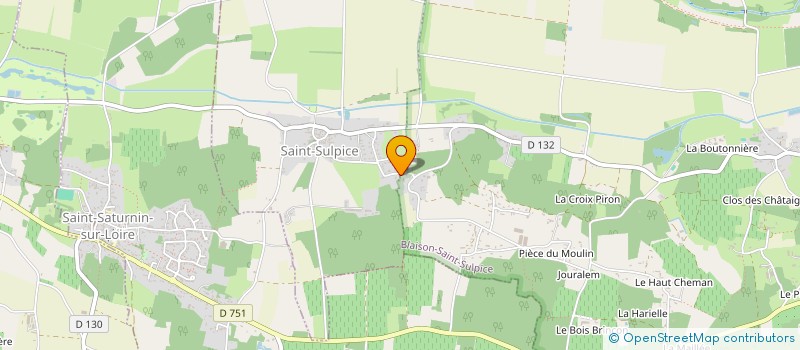 localisation de l'entreprise S&B IMMOBILIER  LES GARENNES SUR LOIRE