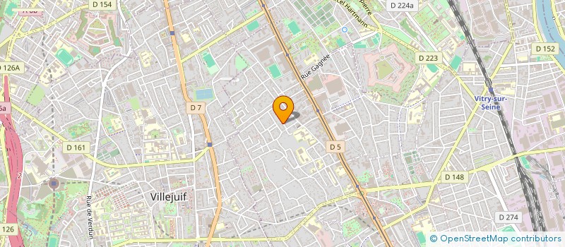 localisation de l'entreprise S B INTERNATIONAL à VITRY-SUR-SEINE