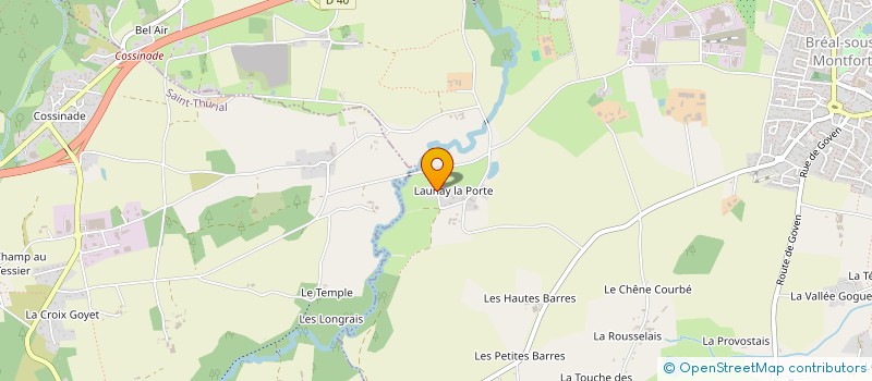 localisation de l'entreprise S & B INVEST  BREAL-SOUS-MONTFORT