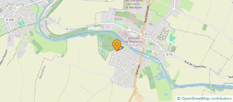 localisation de l'entreprise S.B.J.B  MASNIERES