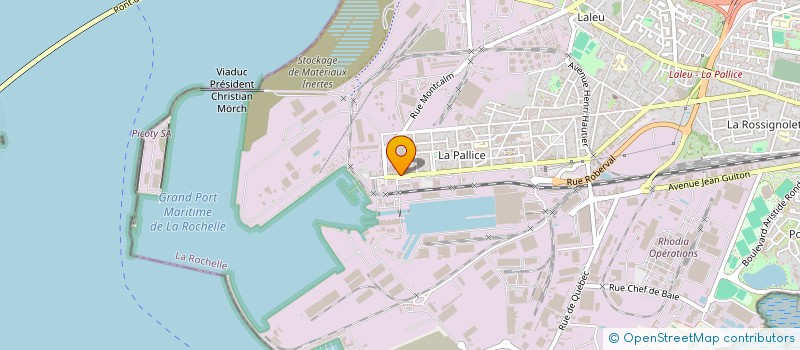 localisation de l'entreprise S.B.L.  LA ROCHELLE