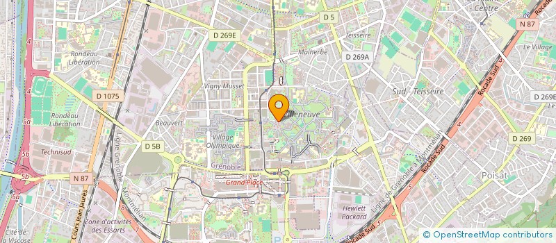 localisation de l'entreprise S.B.L à GRENOBLE