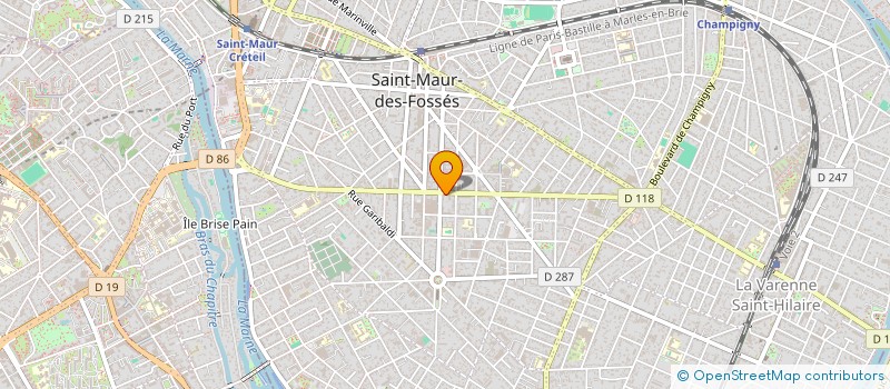 localisation de l'entreprise S B L M  SAINT-MAUR-DES-FOSSES