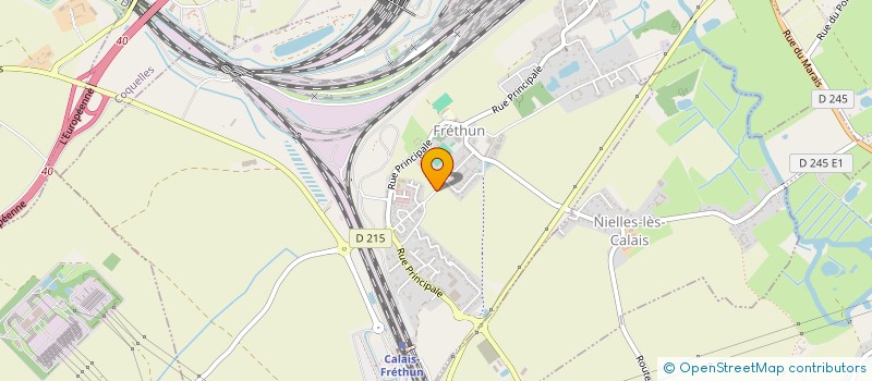 localisation de l'entreprise S & B LE TREPIED  FRETHUN