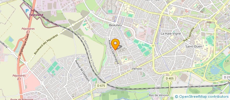 localisation de l'entreprise S&B LOCATION NEGOCE à CAEN