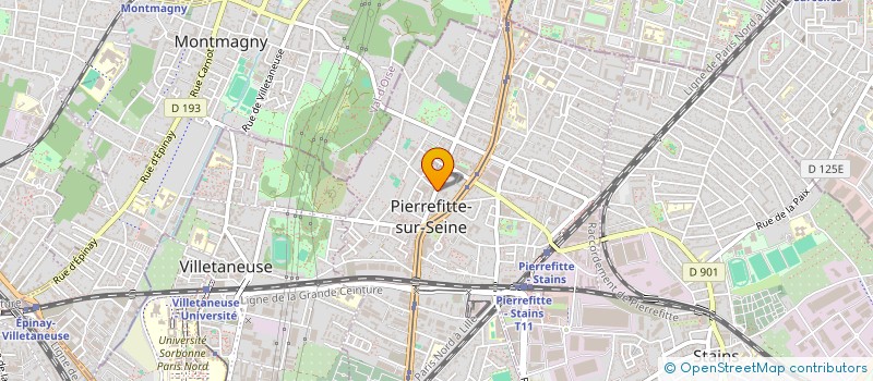 localisation de l'entreprise S B M à PIERREFITTE-SUR-SEINE