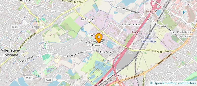 localisation de l'entreprise S B M DE RENOVATION à VILLENEUVE-TOLOSANE