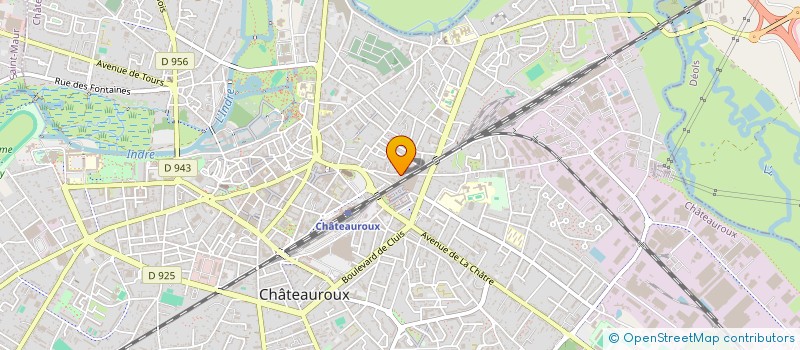 localisation de l'entreprise S.B.M DISTRIBUTION à CHATEAUROUX