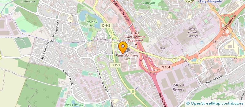 localisation de l'entreprise S B M RESINES à LISSES