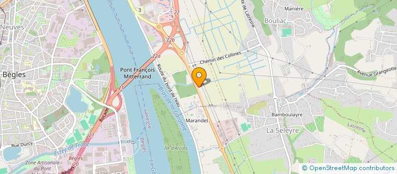 localisation de l'entreprise S.B. MAISON  BOULIAC