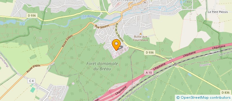 localisation de l'entreprise S.B.P.C. à SAINT-ARNOULT-EN-YVELINES