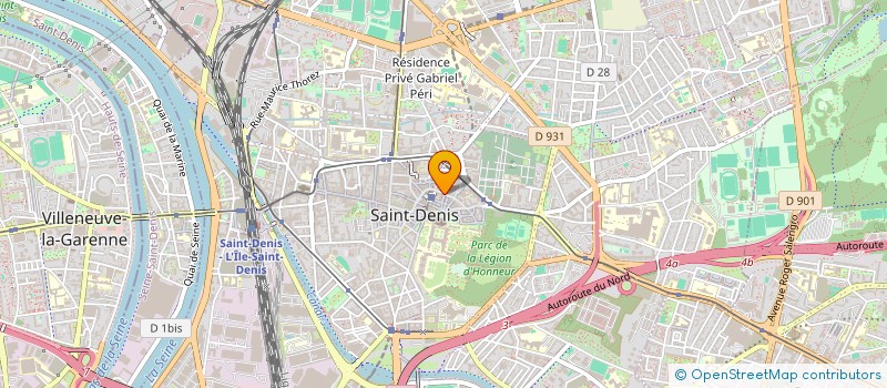 localisation de l'entreprise S.B.P.C. SARL à SAINT-DENIS