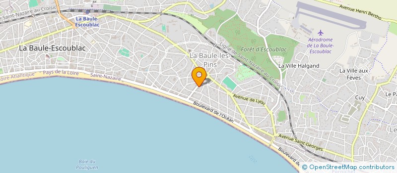 localisation de l'entreprise S.B.P.L à LA BAULE-ESCOUBLAC