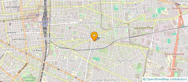 localisation de l'entreprise S.B.P.P à LYON