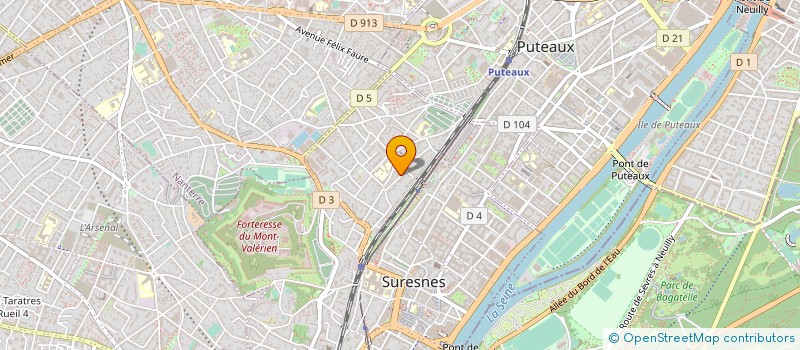 localisation de l'entreprise S.B PARTICIPATION à SURESNES