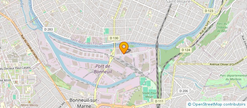 localisation de l'entreprise S.B.R.I  BONNEUIL-SUR-MARNE