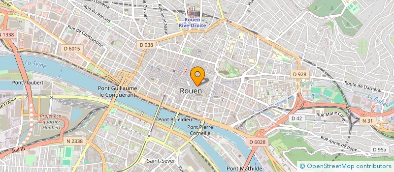 localisation de l'entreprise S.B.R. MILLENIUM à ROUEN