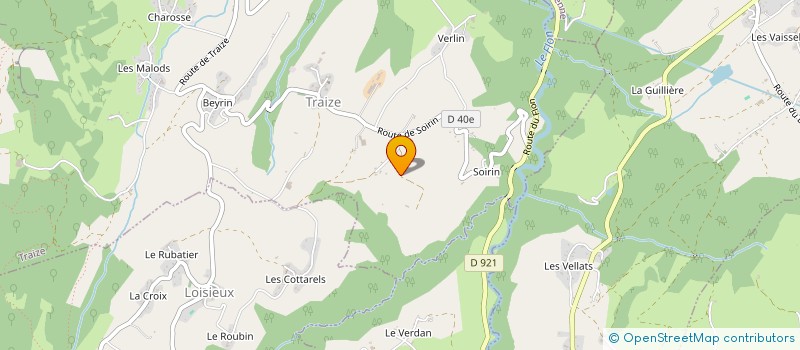 localisation de l'entreprise S.B.R. SOCIETE BORNET RICARD à BILLIEME