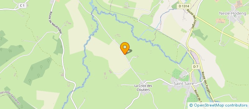 localisation de l'entreprise S B R STEPHANE BOUCHER RENOVATION  SAINT-SAIRE