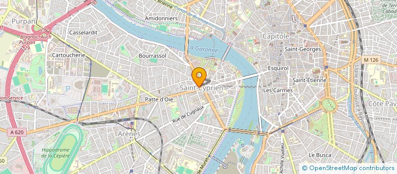 localisation de l'entreprise S.B.R.T  TOULOUSE