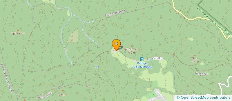 localisation de l'entreprise S.B.S.  THANNENKIRCH