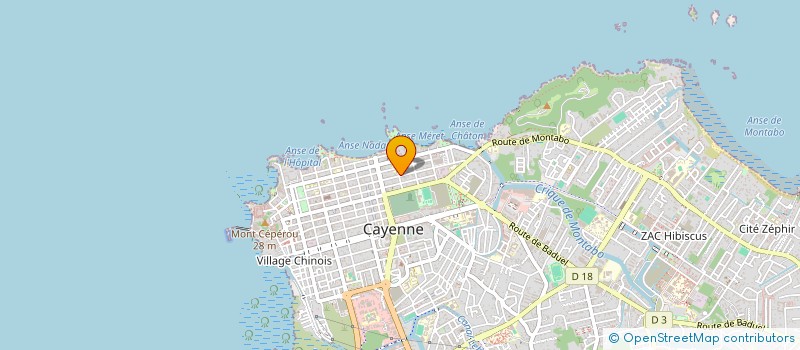 localisation de l'entreprise S B S à CAYENNE