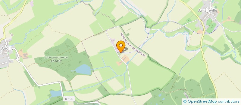 localisation de l'entreprise S.B.S.  MANONCOURT-EN-WOEVRE