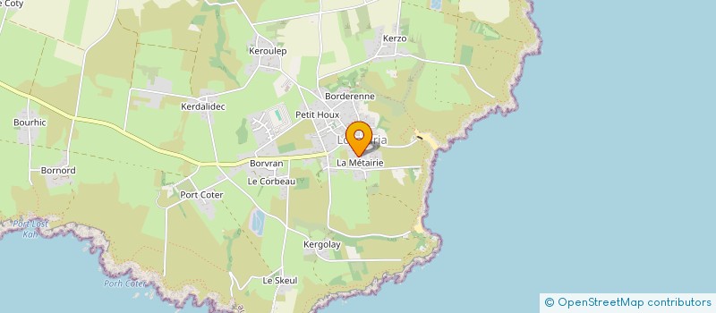 localisation de l'entreprise S B S SECURITE BANGOR SAUZON  SAUZON